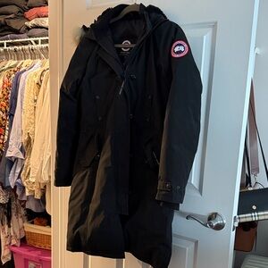 Canada Goose Black Fur Hooded Jacket